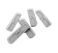 DIYEAH 5pcs Rectangular Pencil Case Single Fountain Pen Case Plastic Storage Box for Pens Pencils Stationery Use at Home Office