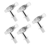 DIYEAH 5pcs Replacement Cooler Faucet； Water Bottle Jug Dispenser Tap Plastic Spigot Spout Beverage Lever Pour Dispenser Valve Crock Tap for Water Bucket