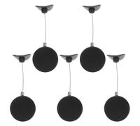 DIYEAH 5pcs Retractable Cable Lock with Adhesive, 1.5-Meter Cord
