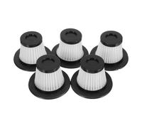 DIYEAH 5pcs Reusable Washable Cordless Handheld Vacuum Cleaner Filter with Pleated Plastic Design for High Efficiency Filtration and Universal Compatibility, for Car Cleaning Tasks