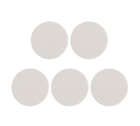 DIYEAH 5pcs round Latex Powder Puff for Women, Soft White Makeup Blending Sponges for Salon and Home Use