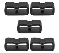 DIYEAH 5pcs Silicone Watch Band Fastener Rings Flexible Replacement Loops for Smartwatch Strap Retainer Compatible with Garmin Quick Installation Secure Hold