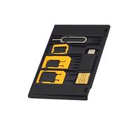 DIYEAH 5pcs Sim Card Holder Reader Adapters Micro to Nano for Mobile Phones Compact Accurate Essential Accessory Kit Random Color