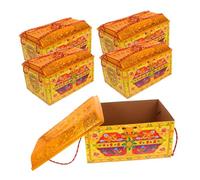 DIYEAH 5pcs Thickened Ancestor Money Treasure Chest Papercraft for Qingming Festival Durable Sacrificial Money Tomb Sweeping Banknotes Spirit for Worship and Funerals