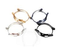 DIYEAH 5Pcs Tpu Watch Protective Cover Set Scratch Edged Protector for Watch Classic Lightweight Durable Shock Resistant Case Silver Black Blue Gold Transparent