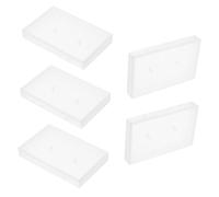 DIYEAH 5pcs Transparent Cassette Tape Holder Durable Clear Storage Boxes for Standard Audio Cassettes Multipurpose Organizer with Space Saving Design and Visible Contents