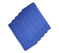 DIYEAH 5pcs Washable Guinea Pig Blankets Small Pet Cage Liners Soft Warm Bedding Mats for Hamsters and Small Animals Blue Comfortable Pads