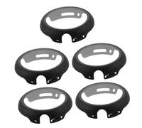 DIYEAH 5pcs Watch Bumper Shell with Protective Case and Screen Protector for Pixel Watch Scratch-resistant Cover with Precise Hollow Design for Direct Charging Compatibility