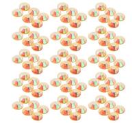 DIYEAH 6 Pack Ab Jelly Rhinestones Nail Art Rhinestones Decorations Resin Flat Back Round 5mm Orange for Nails and Crafts Clothes Decoration Fashion Accessory Innovation