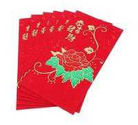 DIYEAH 6 Pack Creative Red Packet Money Envelopes for 2024 Chinese New Year Celebrations New Term Banner Style