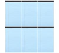 DIYEAH 6 Pack Lined Note Book Pocket Memo Pad Tear-Off Shorthand Press Notebook Small Personal Reminder Notepad Message Reminder Pad for Home School Office