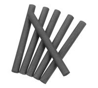 DIYEAH 6 Pcs Graphite Electrode Carbon Rod for Experiment with High Conductivity and Chemical Stability, 8mm Diameter Graphite Conductive Rod for Laboratory and Physics Experiments