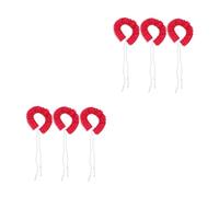 DIYEAH 6 pcs Miniature Retro Doll Collars Vintage Fake Collar Ornaments for Doll Dress Up DIY Accessories Soft Lightweight Decoration for Plush Collection