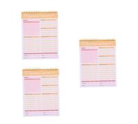 DIYEAH 6 PCS Monthly Bill Organizer Budget Planner with Sturdy Spiral Binding Smooth Paper Financial Payments Checklist Expense Tracking Account Book for Savings and Budget Management