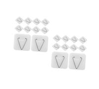 DIYEAH 60 pcs Self-Adhesive Plate Display Hangers Strong Adhesive Wall Hooks for Kitchen Bathroom Art Decoration No-Residue Sticky Plate Holders for Organizing and Hanging