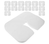 DIYEAH 600pcs Disposable Massage Table Face Rest Covers Made of Soft Non-Woven Cloth Featuring A Face Hole, Skin-Friendly Material for Professional Massage Sessions and On-the-go Services