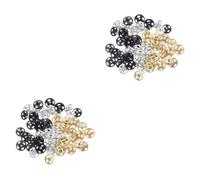 DIYEAH 60pcs Tiny Buttons Round Decorative Mini Buttons Snaps for Sewing Studs for Clothing