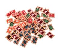 DIYEAH 60pcs Tiny Retro Resin Picture Frames for Dollhouse Miniature Accessories Christmas Themed DIY Craft Ornaments Small Photo Frame for Holiday Table Decoration and Creative Scene