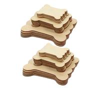 DIYEAH 60pcs Wooden Thread Bobbins Multi Functional Vintage Wood Winding Boards for Embroidery Knitting Sewing and Craft DIY Projects with Stable Construction and Portable Design