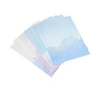 DIYEAH 64pcs Cloud-Themed Letter Paper Smooth Writing Stationery for Notes Letters Graffiti Simple Elegant Design Practical Holiday Writing Supplies for Friends and Family