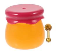 DIYEAH 6g Refillable Travel Jar Cream Container for Lip Balm with Spoon, Leak-proof Abs and Pp Small Cosmetic Jar for Making Your Own Cosmetics and Travel Use