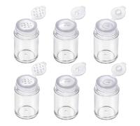 DIYEAH 6pcs 10ml/0.3Oz Loose Powder Container Plastic Mini Dispenser