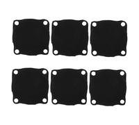 DIYEAH 6pcs Air Compressor Rubber Switch Gaskets Cushion Pads for Automatic Pressure Control Anti-Vibration Wear-Resistant Replacement Rubber Washers for Compressor Maintenance and Repair