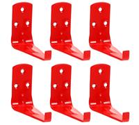 DIYEAH 6pcs Fire Extinguisher Wall Mount - Supports Up to 20 Lbs - Heavy-Duty Extinguisher Wall Hook for Home, Truck, RV, Boat, Marine & Commercial Use