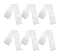 DIYEAH 6pcs Ham Packaging Net Cotton Thread Meat Packing Netting Rope for Kitchen Sausage Casing Net 1m Rolls Cooking Butcher Twine Supplies