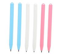 DIYEAH 6pcs Lcd Writing Tablet Stylus Pens, Replacement Drawing Stylus for Drawing Pads and Lcd Tablets, High Precision Digital Writing Pens for Artists and Students, White, Light Blue, Light Pink