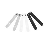 DIYEAH 6pcs Leather Cable Ties Data Line Organizer Cord Storage for Home Office Small Cable Management Wraps in Grey White Black Easy to Use and Space Saving