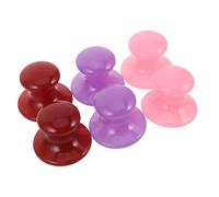 DIYEAH 6pcs Massage Gua Sha Board Mushroom Shaped Facial Beauty Tool for Face Neck Resin Gua Sha Scraping Tool for Skincare Massage