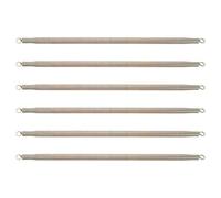 DIYEAH 6pcs Metal Door Closer Spring with Bent Tube Structure for Entry Doors and Cabinets Preventing Abrupt Slamming for Sheds and Storage Rooms
