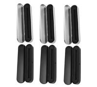 DIYEAH 6pcs Metal Pencil Case Storage Box Cute Stationery Pastel Pencil Holder Pen Supplies Portable Box