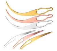 DIYEAH 6pcs Multipurpose Dreadlock Crochet Needles Hair Crochet Hooks Interlocking Tools for Styling Extensions