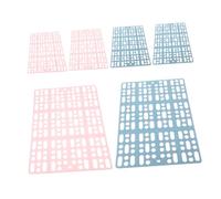 DIYEAH 6pcs Plastic Rabbit Cage Floor Pad Small Animal Foot Mats for Hamster Guinea Pig Cats Dogs Providing Comfortable Resting Place in Pet Playpen