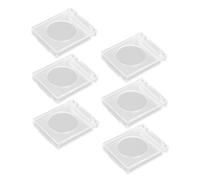 DIYEAH 6pcs Push Button Guard Switch Cover Lid Dustproof Protective Caps for Embedded Wall Switches, Sturdy Button Protector Set for Appliance Replacement Parts in Home and Industrial