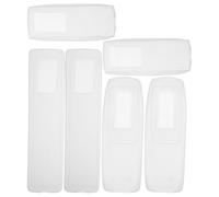 DIYEAH 6PCS Remote Controller Protective Cover - Silicone Remote Sleeve for TV and Air Conditioners - Waterproof Flexible Protector Shell Non-slip Holder