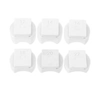 DIYEAH 6Pcs Superior Nylon Dies for Jewelry Making Small Ring Bender Machine Dies Parts DIY Ring Bending Tool Accessory for Spoon Metal Pattern