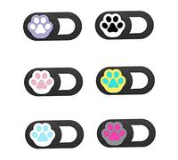 DIYEAH 6Pcs Webcam Covers Privacy Protector for Mobile Laptop Tablet Durable Material Adhesive Peeping Lens Covers for Security and Personal Privacy