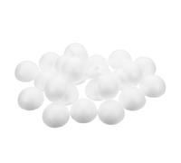 DIYEAH 70pcs White Half Foam Balls for Crafts Polystyrene Semicircle Spheres DIY Holiday Decorations for Christmas Thanksgiving School Projects