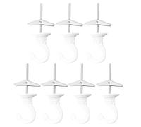 DIYEAH 7Pcs Heavy Duty Plant Ceiling Hooks for Hanging Baskets Swag Toggle Hooks for Ceiling Installation for Home Use