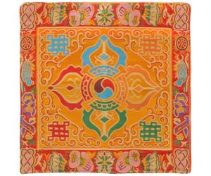 DIYEAH 8.7 Inch Brocade Embroidery Buddhist Altar Cloth Wrapping Cloth for Temple Rituals and Home Decoration