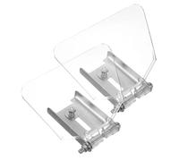 DIYEAH 8 pcs Bench Grinder Eyeshield Stainless Steel Attachment Tool Shield with Transparent Abs Protective Cover Anti-Rust Bench Guard for Grinding Safety