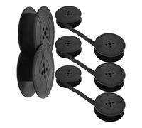 DIYEAH 8 Pcs Double Black Typewriter Ribbon Replacement for Old Mechanical Typewriters Clear Ink Nylon Spools Easy Installation for Household and Office Use