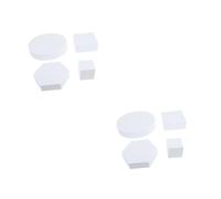 DIYEAH 8 Pcs Geometry Photography Props Cubes and Shapes to Lightweight Background Ornaments for Jewelry Cosmetics Food Photoshoot