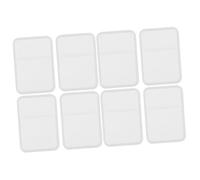 DIYEAH 8 pcs Transparent Stamp Collector Boxes Clear Plastic Display and Storage Case Multi-functional Desktop Organizer for Stamp Collection and Protection