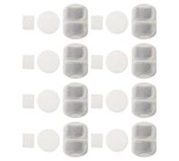 DIYEAH 8 Sets Cat Water Fountain Replacement Filters Decorative Pattern Pet Water Dispenser Filter for Daily Use Compatible with