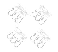 DIYEAH 80 PCS Stainless Steel Earring Hooks for Jewelry Making Lightweight Comfortable Ear Wires with Flexible Design Tarnish-Resistant DIY Accessories for Earrings and Charms