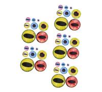 DIYEAH 800 pcs Glass Dragon Eyes for Clay Doll Making Sculpture Props DIY Jewelry Findings Realistic Half Cabochon Eyes in Multiple